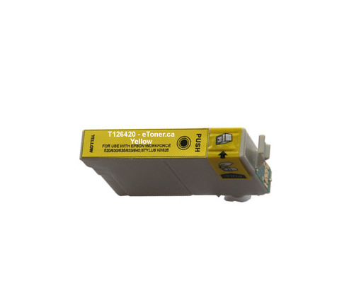 EPSON T126420 YELLOW COMPATIBLE HIGH YIELD NEW INKJET FOR Workforce 630 633 635 840